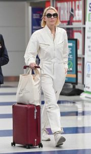 Cate Blanchett in a White Jumpsuit