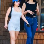 Caylee Cowan in a Black Top Making a Juice Run with a Friend in Los Feliz 08/24/2024