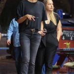 Gal Gadot in a Black Tee Was Seen Out with a Friend in Los Angeles 08/27/2024