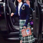 Jenna Ortega as a Schoolgirl Chic Was Seen Out in New York City 08/19/2024