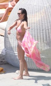 Jessica Alba in a Pink Bikini