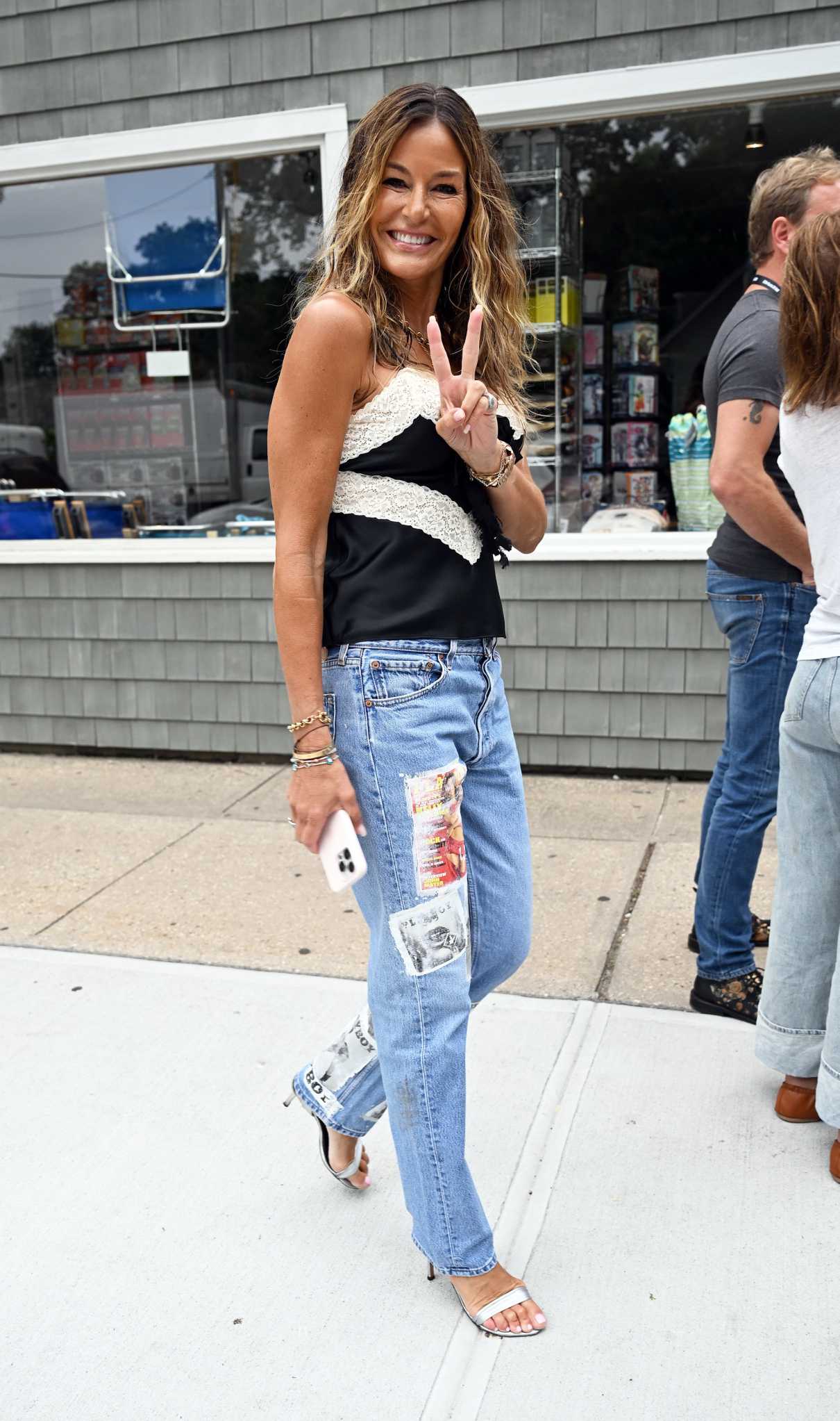 Kelly Bensimon in a Black Top