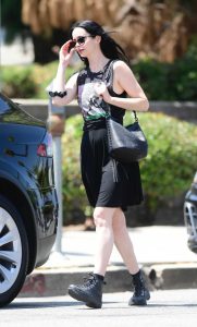 Krysten Ritter in a Black Tank Top