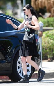 Krysten Ritter in a Black Tank Top