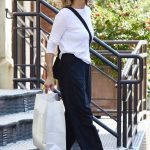 Meg Ryan in a White Long Sleeves T-Shirt Goes on a Shopping Spree in Manhattan’s SoHo Neighborhood in NYC 08/28/2024