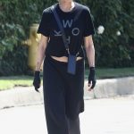 Melanie Griffith in a Black Tee Was Spotted Out in Los Angeles 08/25/2024