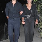 Taylor Hill in a Black Blouse Leaves Chateau Marmont with Daniel Fryer in West Hollywood 08/16/2024