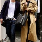 Bella Hadid in a Beige Trench Coat Was Seen Out in Paris 09/22/2024