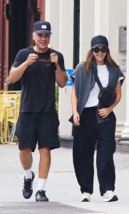 Jessica Alba in a Black Cap