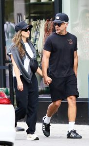 Jessica Alba in a Black Cap