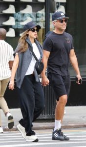 Jessica Alba in a Black Cap