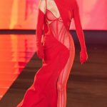 Kendall Jenner in a Red Dress Walks Runway for L’Oreal Fashion Show During 2024 Paris Fashion Week in Paris 09/23/2024