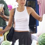 Zendaya in a White Tank Top Was Seen Out with Tom Holland in Calabasas 08/31/2024