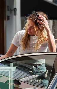 Ashley Benson in a White Tee