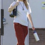 Jennifer Lawrence in a White Tee Was Seen at a Park in Los Angeles 10/24/2024