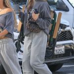 Jessica Alba in a Black Cap Watches Her Son’s Soccer Practice in Beverly Hills 10/26/2024