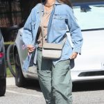 Jessica Alba in an Olive Pants Was Seen Out in Marina Del Rey 09/30/2024