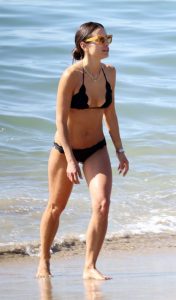 Jordana Brewster in a Black Bikini