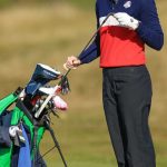 Kathryn Newton in a Black Pants Plays in the First Round of the Alfred Dunhill Links Championship in Carnoustie 10/01/2024