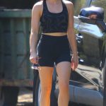 Lucy Hale in a Black Cap Was Seen Out for a Hike in Los Angeles 09/30/2024