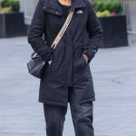 Amy Dowden in a Navy Jacket Was Seen Out in Central London 11/28/2024