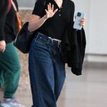 Camila Cabello in a Black Cap Arrives at JFK Airport in New York 11/17/2024