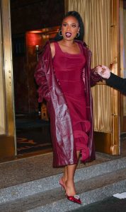 Jennifer Hudson in a Red Dress