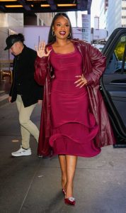 Jennifer Hudson in a Red Dress