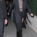 Katharine McPhee in a Black Blazer Arrives at David’s 75th birthday Concert After-Party at Delilah in West Hollywood 11/03/2024