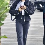 Lucy Hale in a Black Cap Heads to a Coffee Shop in Studio City 11/02/2024