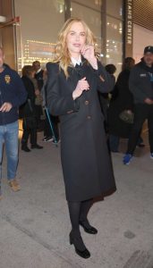 Nicole Kidman in a Black Coat