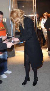 Nicole Kidman in a Black Coat