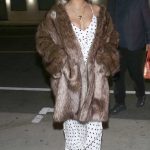 Rihanna in a Faux Fur Coat Enjoys a Late-Night Dinner at Giorgio Baldi in Santa Monica 11/16/2024