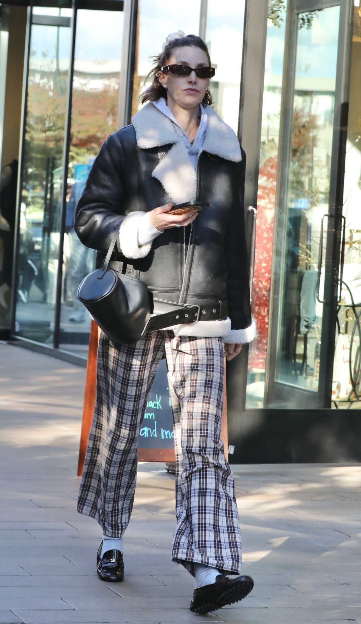 Whitney Port in a Cozy Pajamas