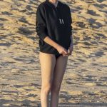 Charlize Theron in a Black Hoodie Enjoys a Beach Vacation in Mexico 12/28/2024