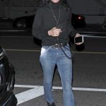 Courteney Cox in a Black Turtleneck Heads Out for Dinner at Italian Restaurant Giorgio Baldi in Santa Monica 12/20/2024