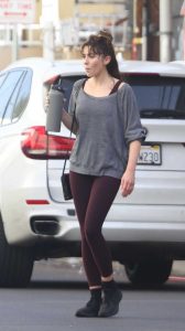 Elizabeth Olsen in a Black Sneakers