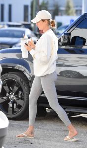 Gisele Bundchen in a White Cap