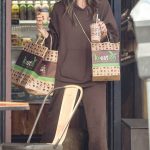 Jessica Alba in a Brown Sweatsuit Stops for Smoothies at Kreation in Los Angeles 12/30/2024