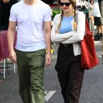 Joey King in a Brown Pants Was Seen Out with Steven Piet in Studio City 12/08/2024