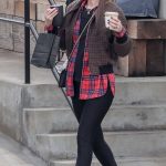 Kate Mara in a Black Leggings Was Seen on a Coffee Run with Jamie Bell in Los Feliz 12/05/2024