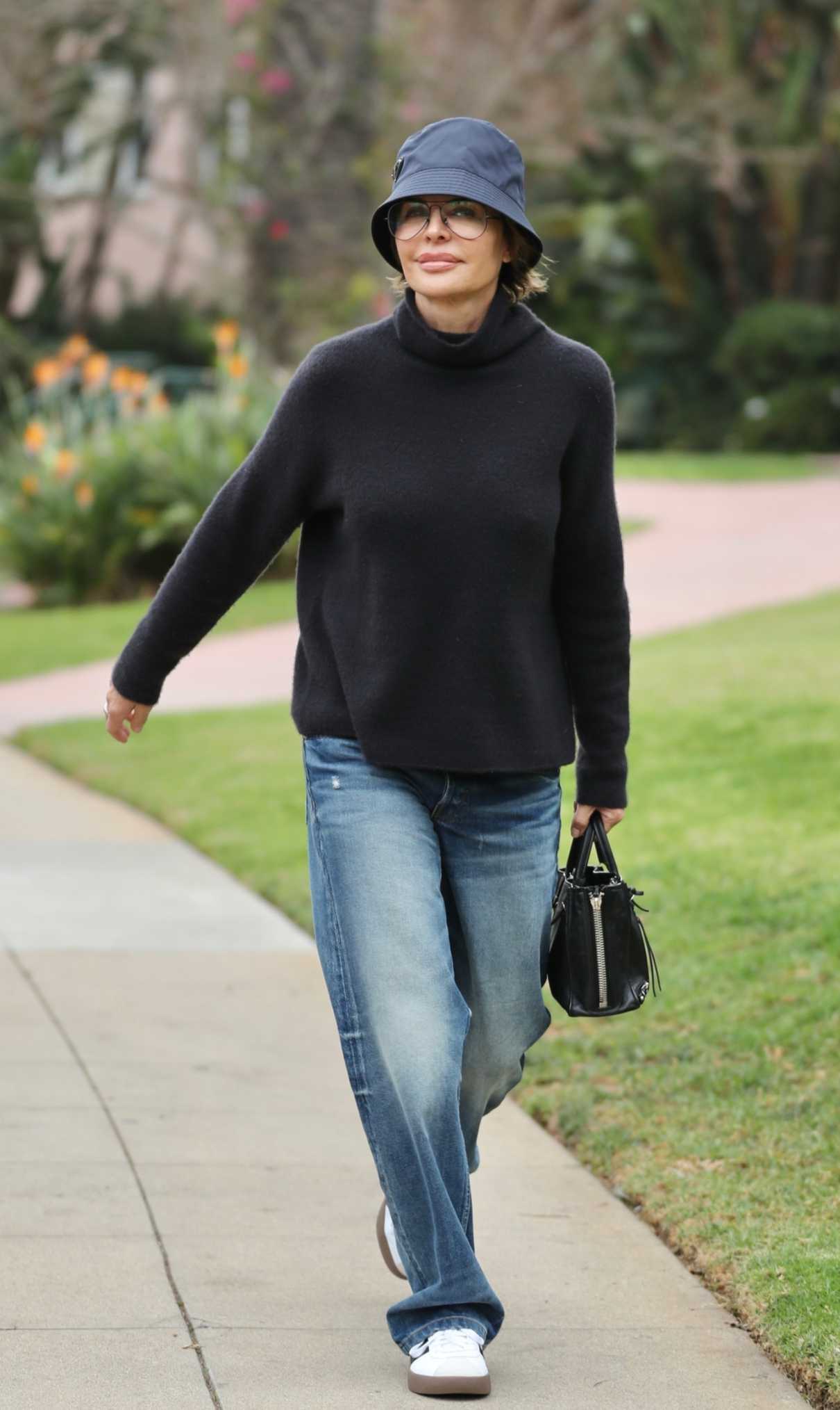 Lisa Rinna in a Black Turtleneck