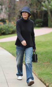 Lisa Rinna in a Black Turtleneck