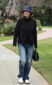 Lisa Rinna in a Black Turtleneck