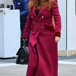 Lisa Vanderpump in a Red Coat Was Seen Out in Beverly Hills 12/24/2024