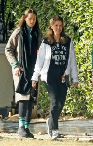 Maria Shriver in a Black Sneakers