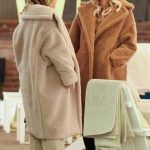 Nicky Hilton in an Orange Faux Fur Coat Arrives at the Max Mara Pop-up Store Cocktail Party with Her Mother Kathy Hilton in Aspen 12/18/2024