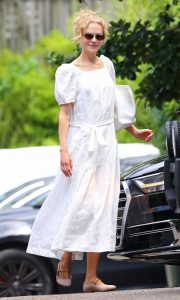 Nicole Kidman in a White Dress