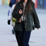 Olivia Munn in a Black Jacket Was Seen in Hudson Yards in New York 12/17/2024