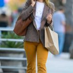 Olivia Wilde in a Plaid Blazer Was Seen Out in Los Angeles 12/20/2024